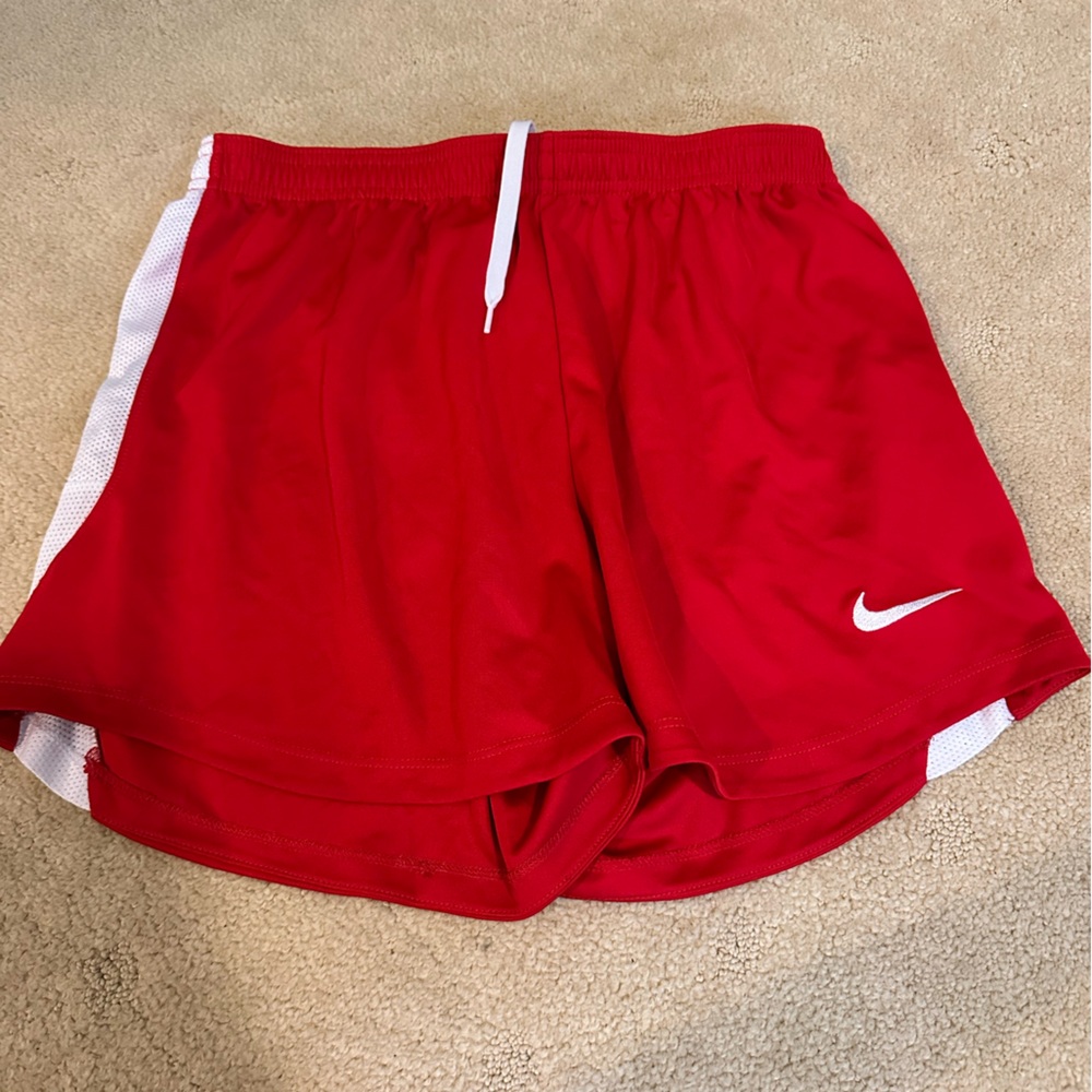 Nike Red Athletic Shorts Lightweight Performance